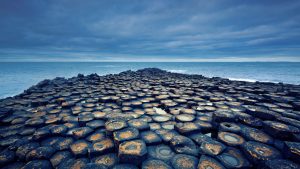 Read more about the article Giant’s Causeway on a cloudy day, Northern Ireland, UK