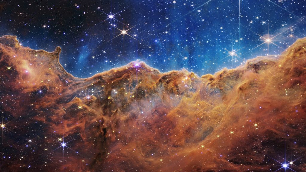 NGC 3324 star cluster as captured by the James Webb Space Telescope