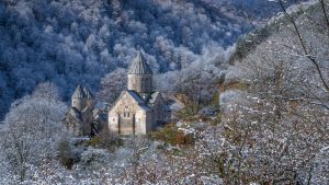 Read more about the article Haghartsin Monastery at Dilijan natural park in late autumn, Armenia