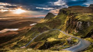 Read more about the article Quiraing landform at summer dawn, Isle of Skye, Scotland, UK
