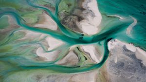 Read more about the article Aerial view of coastline of Shark Bay, Western Australia
