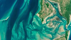 Read more about the article Satellite view of coast of Inhaca Island, Mozambique