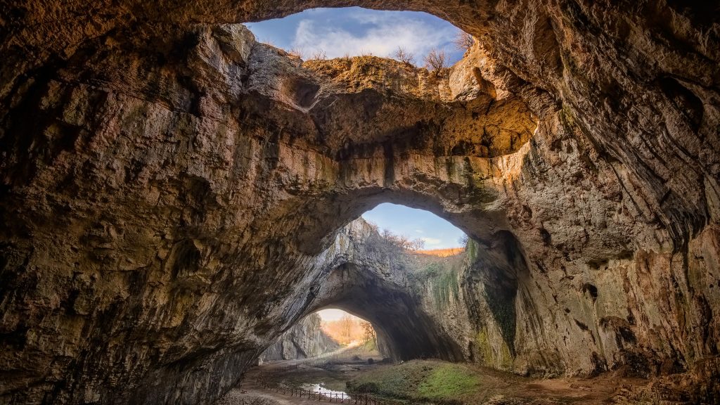 Magnificent view of Devetàshka Cave, Bulgaria
