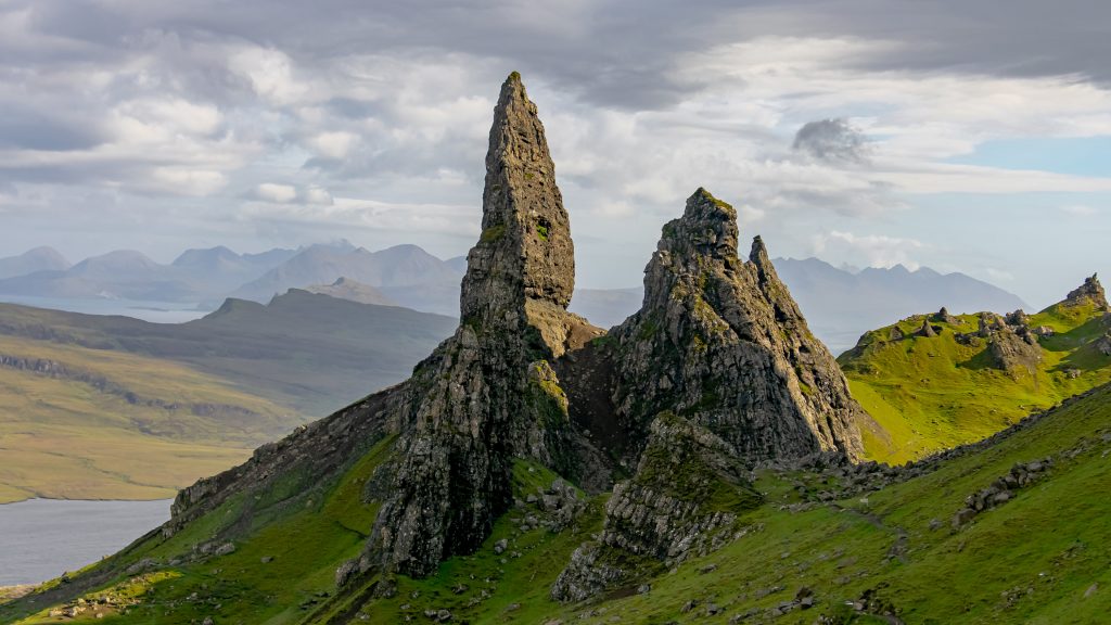 Landscape with Old Man of Storr, Isle Of Skye, Scotland, UK