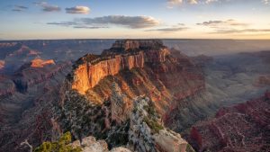 Read more about the article Sunset over Cape Royal, North Rim, Wotans Throne, Grand Canyon, Arizona, USA