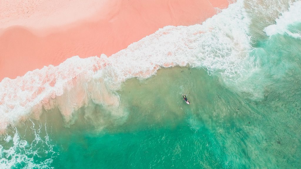 Bondi Beach aerial view, New South Wales, Australia