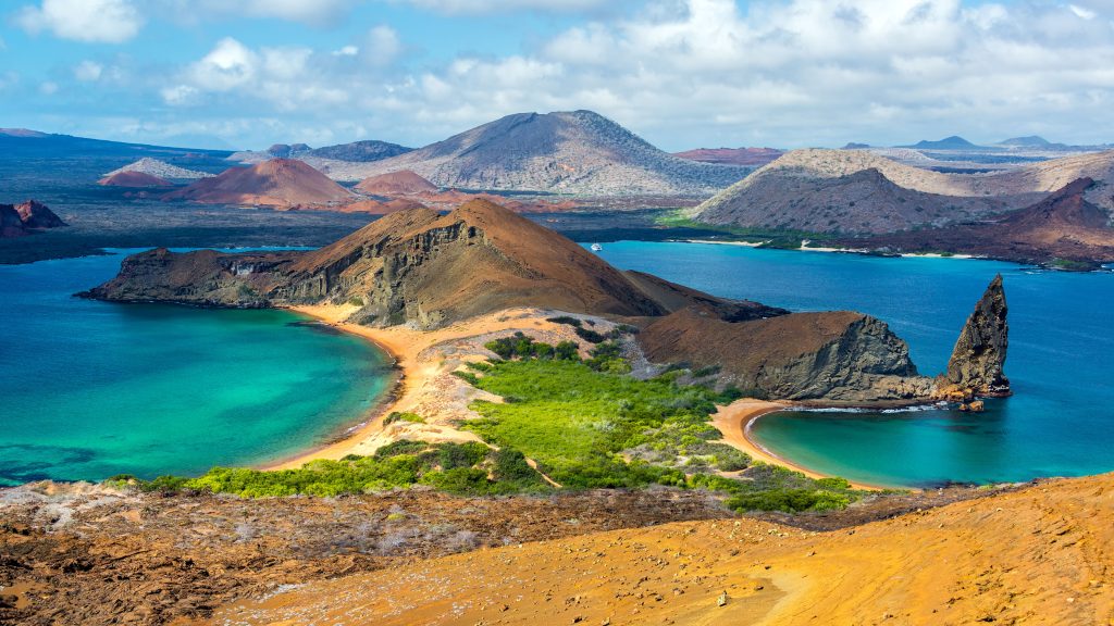 View from Bartolomé Island, Galápagos, Ecuador