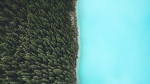 Read more about the article Aerial view of Berg Lake, British Columbia, Canada