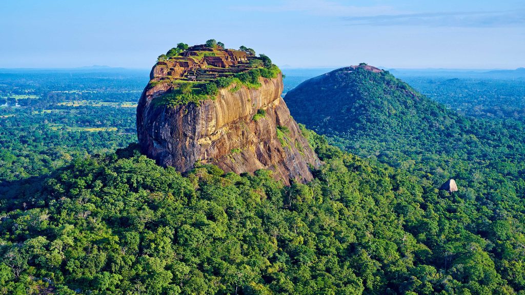 Sigiriya ancient Lion Rock fortress in Central Province, Sri Lanka