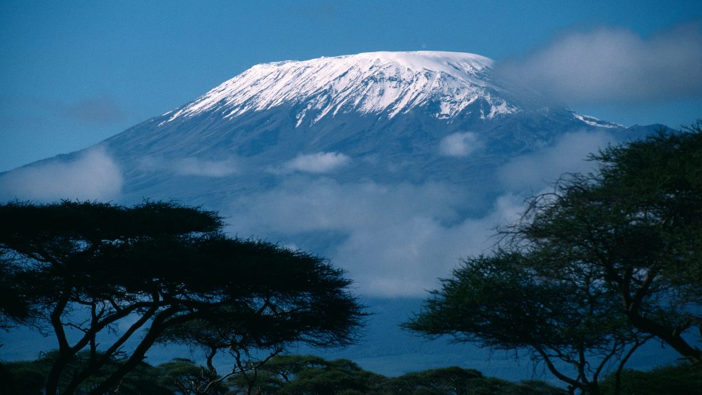 Mount Kilimanjaro seen from Amboseli National Park, Kenya