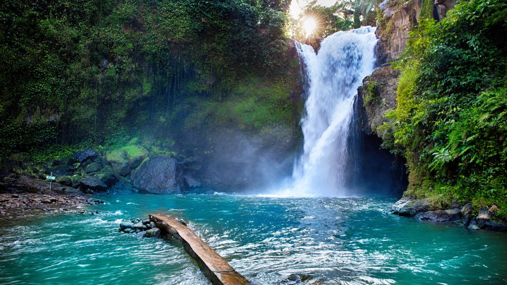 Tegenungan secret jungle waterfall, Bali, Indonesia