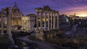 Read more about the article Roman Forum Ruins in early morning, Rome, Italy