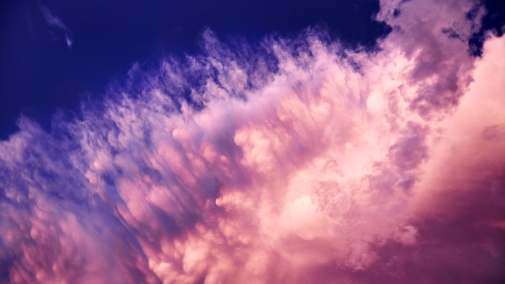 Altocumulus clouds, science fiction fantasy cloudscape, New South Wales, Australia