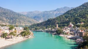 Read more about the article Rishikesh city aerial view, Uttarakhand, India